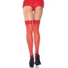 Leg Avenue - Medias Con Costura Y Encaje Talla Grande Rojo 1101Q de Leg Avenue Hosiery | Piumer