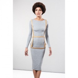 Bijoux - Indiscrets Maze Arnés Forma De Vestido Marron de Bijoux Maze | Piumer