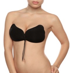 Bye-Bra - Lace-It Realzador Push-Up Negro Copa C de Bye Bra - Bras | Piumer