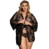 Subblime - Bata Encaje Mangas Acampanadas Talla Grande de Subblime Queen Plus Size | Piumer