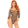 Leg Avenue - Teddy Con Agujeros Talla Única de Leg Avenue Teddies | Piumer