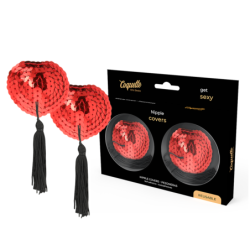 Coquette Chic Desire - Cubre Pezones Rojo de Coquette Accessories | Piumer