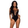 Leg Avenue - Body Tanga Racerback Negro de Leg Avenue Teddies | Piumer