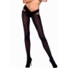 Passion - Tiopen 005 Medias Negro 1/2 60 Den de Passion Woman Garter & Stock | Piumer