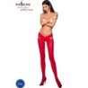 Passion - Tiopen 005 Medias Rojo 1/2 60 Den de Passion Woman Garter & Stock | Piumer