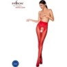 Passion - Tiopen 006 Medias Rojo 1/2 30 Den de Passion Woman Garter & Stock | Piumer