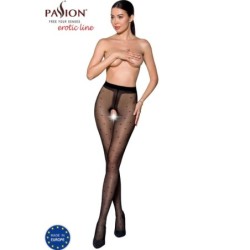 Passion - Tiopen 018 Medias Negro 3/4 20 Den de Passion Woman Garter & Stock | Piumer