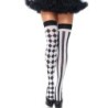 Leg Avenue - Calcetines Altos Arlequin Negro/Blanco de Leg Avenue Hosiery | Piumer