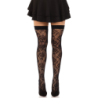 Leg Avenue - Medias Red Rosas Silvestres Negro de Leg Avenue Hosiery | Piumer