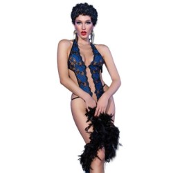 Chilirose - Cr 4479 Body Crotchless Azul de Chilirose Bodies - Talla S/M | Piumer