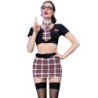Chilirose - Cr 4425 Disfraz Colegiala Negro de Chilirose Costumes - Talla L/XL | Piumer