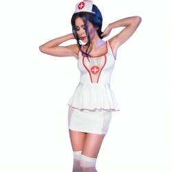 Chilirose - Cr 4160 Disfraz Enfermera Top & Falda de Chilirose Costumes - Talla S/M | Piumer