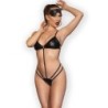 Chilirose - Cr 4700 Set Body Negro de Chilirose Bodies - Talla S/M | Piumer
