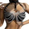 Subblime - Arnés De Pecho Cadenas Anilla Grande Talla Única de Subblime Fetish | Piumer