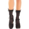 Leg Avenue - Medias Tobilleras Con Volantes Negro de Leg Avenue Hosiery | Piumer