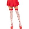 Leg Avenue - Calcetines Altos Champiñones Rojo/Blanco de Leg Avenue Hosiery | Piumer