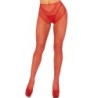 Leg Avenue - Medias Rejilla Sin Entrepierna Rojo de Leg Avenue Hosiery | Piumer