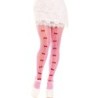 Leg Avenue - Medias Con Aberturas Corazon & Lazos Rosa de Leg Avenue Hosiery | Piumer