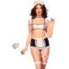 Chilirose - Cr 4846 Disfraz De Criada de Chilirose Costumes - Talla L/XL | Piumer