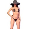 Chilirose - Cr 4840 Micro Bikini Negro de Chilirose Summer - Talla S/M | Piumer