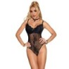 Subblime - 955618 Body De Encaje Con Cierre Inferior Negro de Subblime Bodies - Talla S/M | Piumer