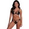 Passion - Anuvera Set Sujetador + Tanga Negro de Passion Woman Sets - Talla S/M | Piumer
