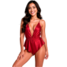 Passion - Sensie Body Burdeos de Passion Woman Teddies - Talla S/M | Piumer