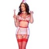Chilirose - Cr 4868 Disfraz Enfermera Blanco/Rojo de Chilirose Costumes - Talla XL | Piumer