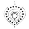 Bijoux - Indiscrets Flamboyant Negro & Plata de Bijoux Desire Metallique | Piumer