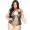 Leg Avenue - Teddy Con Abertura 1X-2X de Leg Avenue Teddies | Piumer
