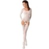 Passion - Woman Bs055 Bodystocking Blanco Talla Única de Passion Woman | Piumer