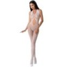 Passion - Woman Bs065 Bodystocking Blanco Talla Única de Passion Woman | Piumer