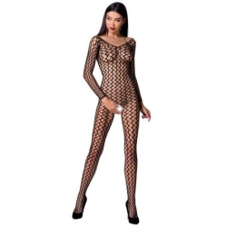 Passion - Woman Bs068 Bodystocking Negro Talla Única de Passion Woman | Piumer