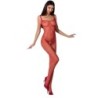 Passion - Woman Bs071 Bodystocking Rojo Talla Única de Passion Woman | Piumer