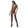 Passion - Woman Bs074 Bodystocking Talla Única Negro de Passion Woman | Piumer