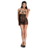 Me-Seduce - Ginette Chemise Negro de Me-Seduce Chemise - Talla L/XL | Piumer