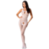 Passion - Woman Bs078 Bodystocking Talla Única Blanco de Passion Woman | Piumer