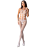 Passion - Woman Bs084 Bodystocking Blanco Talla Única de Passion Woman | Piumer