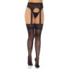 Leg Avenue - Medias Con Liguero Opacas Talla Única de Leg Avenue Hosiery | Piumer