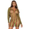 Leg Avenue - Minivestido De Red Rastas Talla Única de Leg Avenue Dresses | Piumer