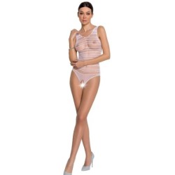 Passion - Woman Bs086 Bodystocking Blanco Talla Única de Passion Woman | Piumer