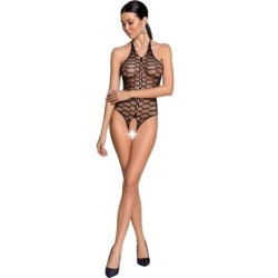 Passion - Woman Bs087 Bodystocking Negro Talla Única de Passion Woman | Piumer