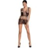 Passion - Woman Bs090 Bodystocking Negro Talla Única de Passion Woman | Piumer