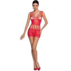 Passion - Woman Bs090 Bodystocking Rojo Talla Única de Passion Woman | Piumer