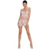 Passion - Woman Bs090 Bodystocking Blanco Talla Única de Passion Woman | Piumer