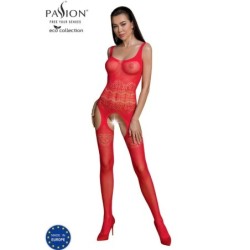 Passion - Eco Collection Bodystocking Eco Bs005 Rojo de Passion Woman Bodystockings | Piumer