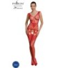 Passion - Eco Collection Bodystocking Eco Bs014 Rojo de Passion Woman Bodystockings | Piumer