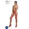Passion - Eco Collection Bodystocking Eco S007 Rojo de Passion Woman Garter & Stock | Piumer