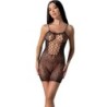 Passion - Bs096 Bodystocking Negro Talla Única de Passion Woman Bodystockings | Piumer