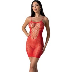 Passion - Bs096 Bodystocking Rojo Talla Única de Passion Woman Bodystockings | Piumer
